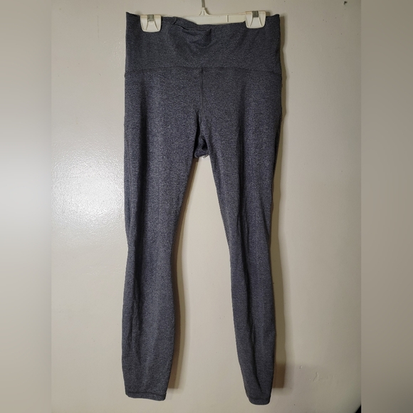 Lululemon Train Times 7/8 Leggings 25 Heathered Black - Picture 4 of 8